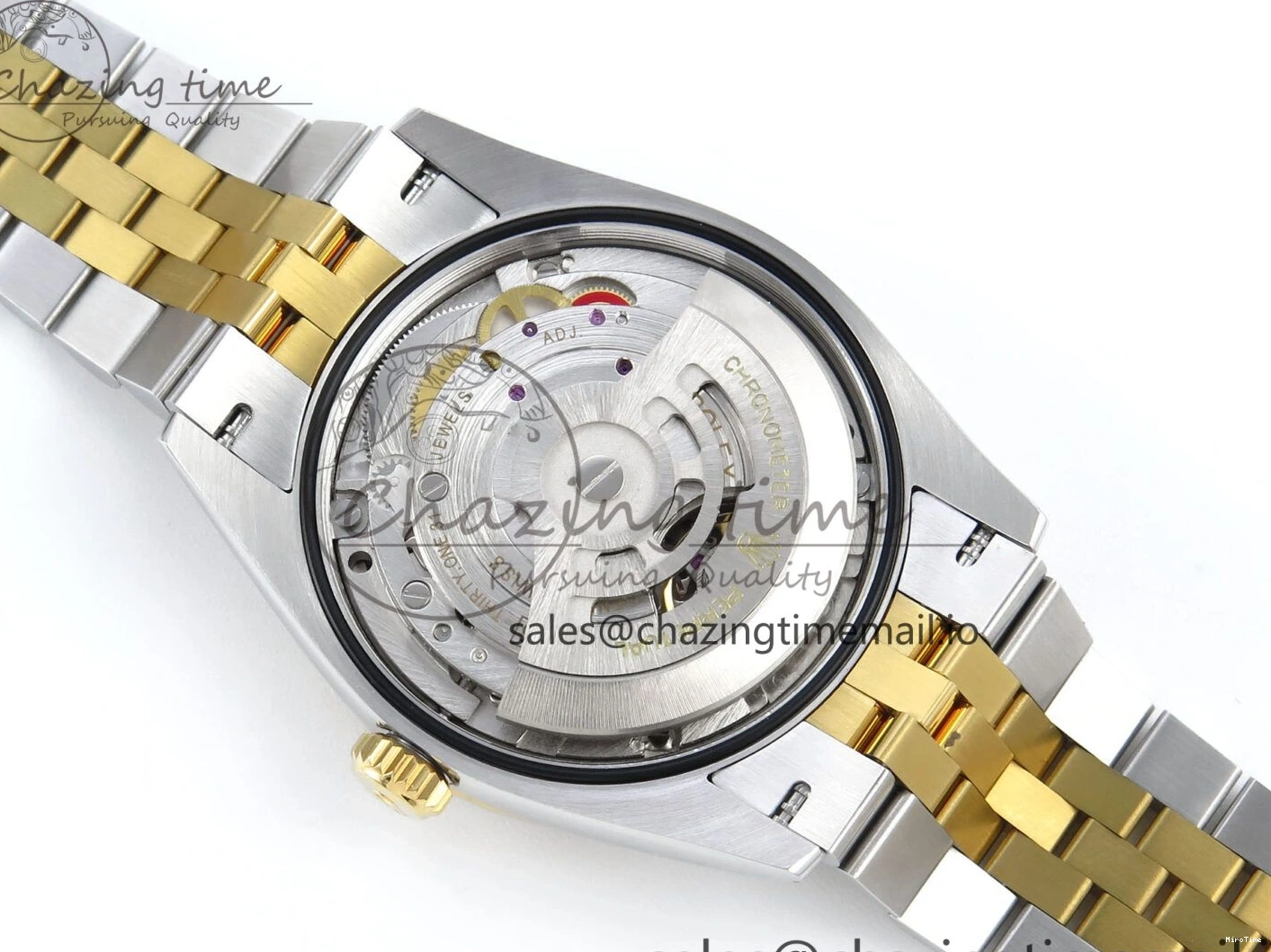 MiroTime 0126 DateJust 36 126233 EWEF Best Edition White Dial Stick Marker on SS YG Jubilee Bracelet A Affordable 618